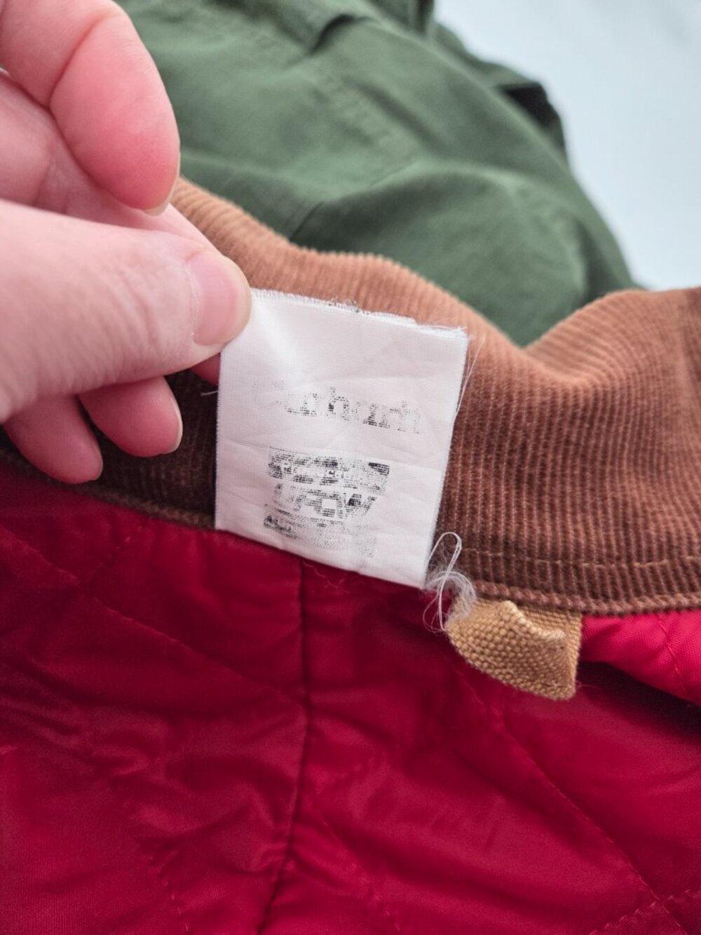 Vintage Carhartt Duck Canvas Quilt-Lined Insulated Coveralls Jumpsuit Brown XL - Picture 13 of 14